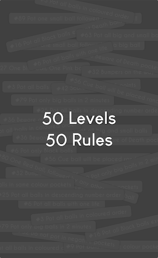 Android application Pool Mania - 50 Rules screenshort