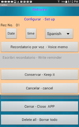CReminder Screen 2
