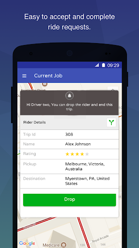 Rideboom Driver Screen 2