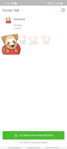 Namitella Stickers Screen 2