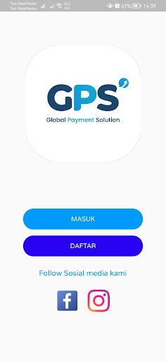 Android application Global Payment Solution screenshort