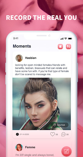 Lesy: Lesbian Meet & Dating Screenshot 3 - AppWisp.com