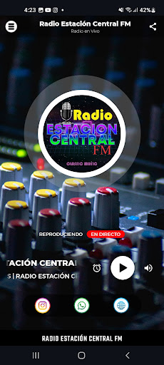 Radio Estación Central FM Screen 2