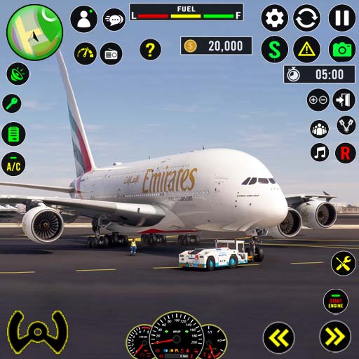 Plane Flight Simulator Game 3D Laai af op Windows