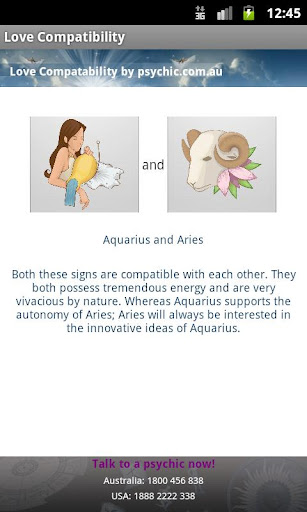 Compatibility Love Horoscopes Screen 2