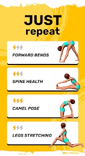 Stretching exercise. Flexibility training for body 3.2.1 Apk 4