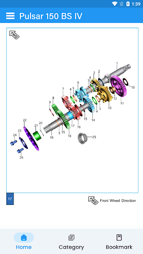 Bajaj Part Finder: SPC Screen 2