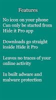 screenshot of vBrowser for Hide it Pro