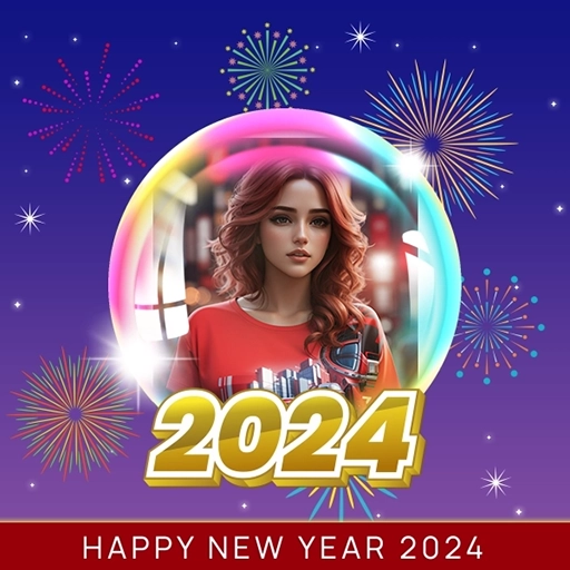 Happy New Year 2024 PhotoFrame  Icon