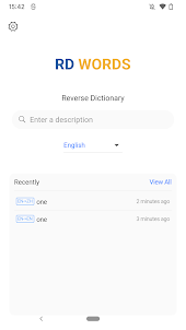 RDWords - Reverse Dictionary