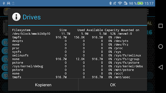 MemoryInfo amp Swapfile Check Screenshot