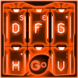 GO Keyboard Orange Tech Theme icon