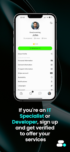 Screenshot of Supportwave