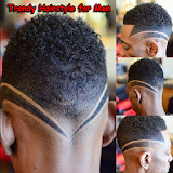 trendy hairstyle for men icon