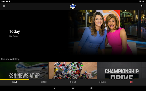 Screenshot of StreamIt powered by GBT