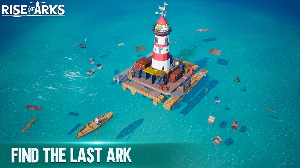 Rise of Arks: Raft Survival 1.3.7 APK + Mod (Remove ads / Mod speed) for Android