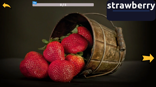 Android application Learn Fruits Vegetables screenshort