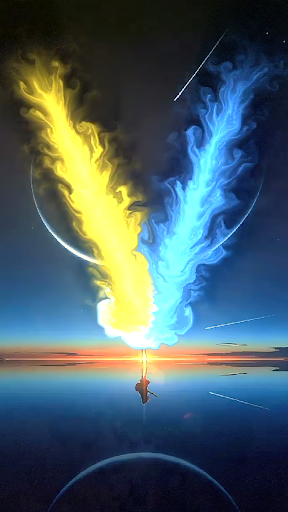 Screenshot of Fluid Magic: 3D Live Wallpaper