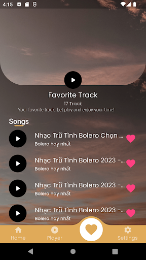 Bolero Hay Nhất Screen 2