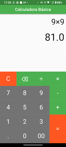 Calculadora Básica Screen 2