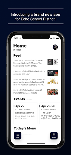 Android application Echo School District, OR screenshort