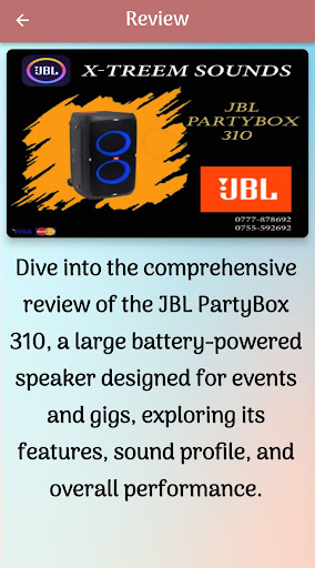 JBL Partybox 310 guide Screen 3