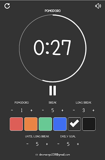 뽀모도로 타이머(Pomodoro Timer) Screenshot