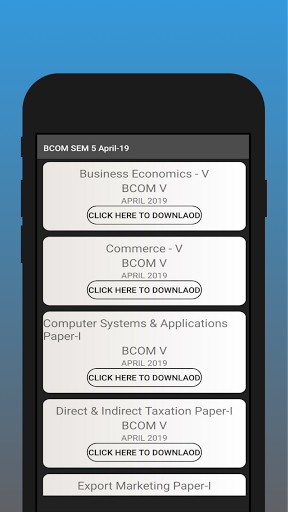 MU Commerce TY Question Papers Screen 3