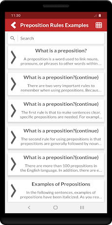 Preposition Rules Examplesのおすすめ画像2