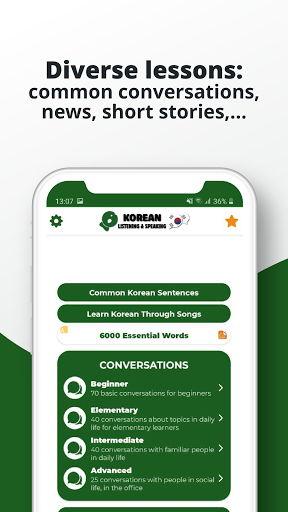 KoreanーListening and Speaking Screenshot 3 - AppWisp.com