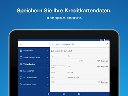 Sticky Password Manager Bildschirmfoto