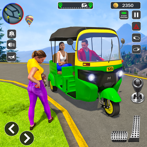 CNG Rickshaw Game TukTuk Auto