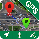GPS Navigation Map Route Find icon