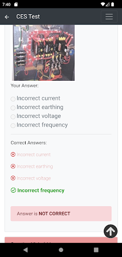 Android application Electrician Management Detail. screenshort