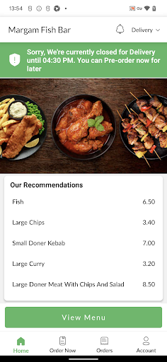 Margam Fish Bar Screen 2