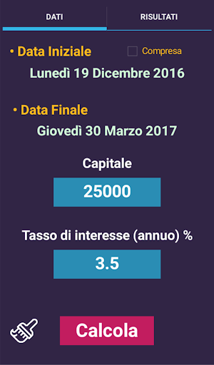 Calcolo interesse semplice Screen 3