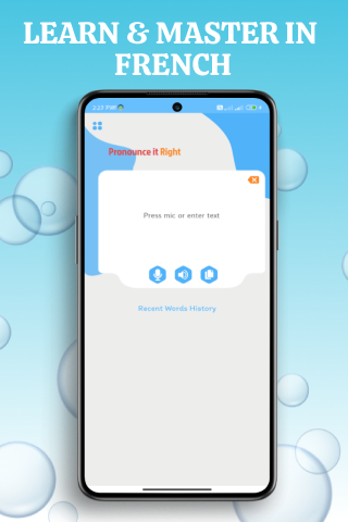 Android application Pronounce it Right - French screenshort