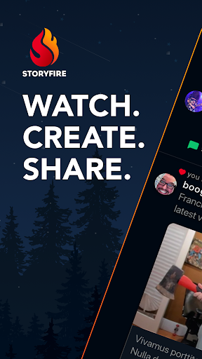 Android application StoryFire - Videos & Stories screenshort