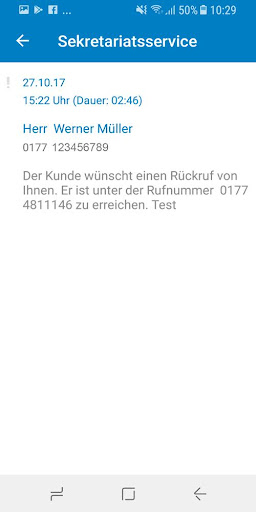 Sekretariatsservice 11880.com Screen 2