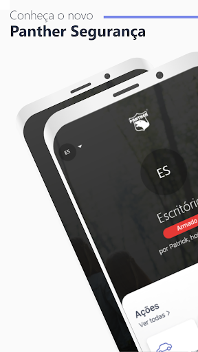 Android application Panther Segurança screenshort