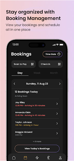 SuperBooking Business Screen 2