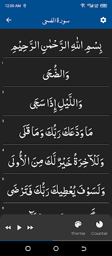 Surah Duha (سورة الضحى) Screen 2