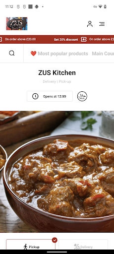 Android application ZUS Kitchen screenshort