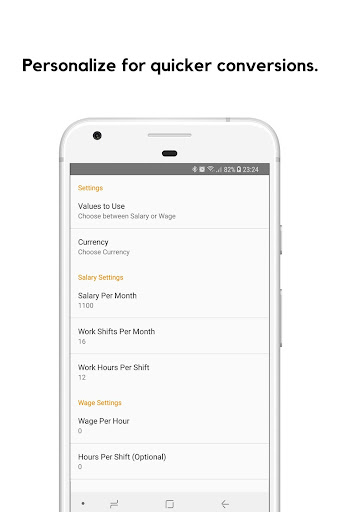 Hourrency: Savings Goals in Wo Screen 3
