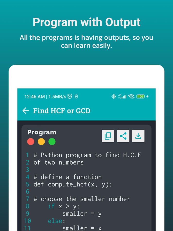 #8. Python Programs (Android) Tekijänä: Aniket Jain