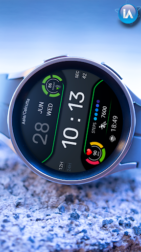 Android application IA93 Digital Watchface screenshort
