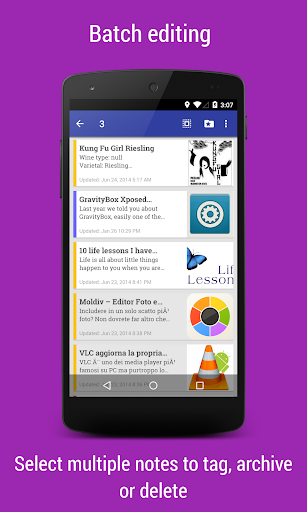 Android application Omni Notes screenshort