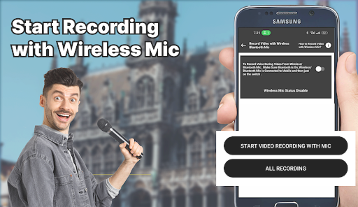 Wireless Mic Video Recording