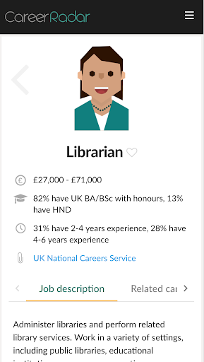 CareerRadar Screen 3