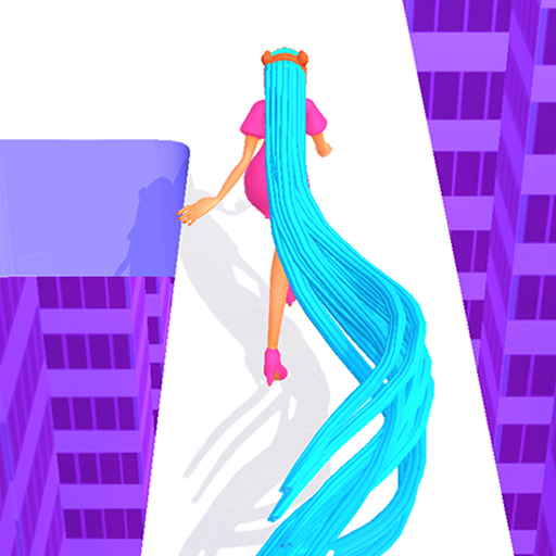 Hair Race 3D Challenge Run logo